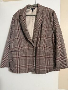 Torrid houndstooth blazer